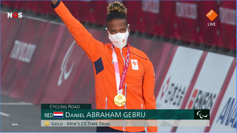 Ambassadeur Daniel Abraham Gebru is Paralympisch Kampioen!